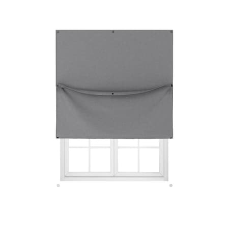 Nightfall Charcoal Blackout Curtains 51 In. W X 72 In. L